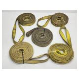(5) Lifting Straps and Rolls of Strapping