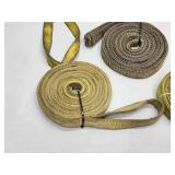 (5) Lifting Straps and Rolls of Strapping