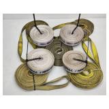 (5) Lifting Straps and Rolls of Strapping