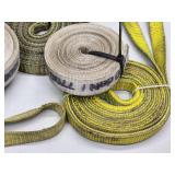 (5) Lifting Straps and Rolls of Strapping