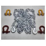 Logging Chain with Shackles