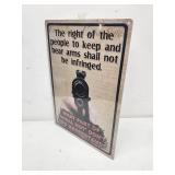 This Right to Bear Arms Garage Sign
