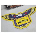 (2) Garage Tin Signs