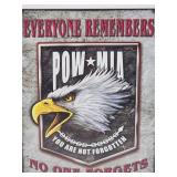 POW * MIA Garage Sign