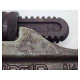 (3) Assorted Size Plumbers Pipe Wrenches