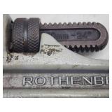(3) Assorted Size Plumbers Pipe Wrenches