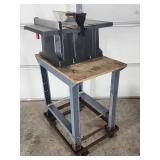 Craftsman Portable Table Saw Mounted on a Rolling Stand
