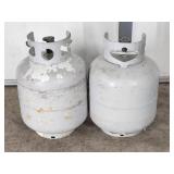 (2) Empty Propane Tanks