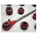 (9) Commercial Black Pipe Tap Threader Heads with Handle