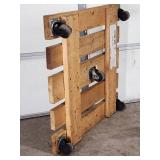 Handmade Rolling Wooden Platform