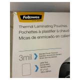 Fellowes Thermal Laminating Pouches Fellowes Thermal Laminating Pouches