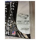 White Plastic Tablecovers White Plastic Tablecovers