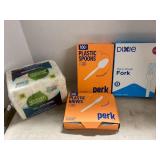 Plastic Forks, Spoons, Knives and Napkins Plastic Forks, Spoons, Knives and Napkins