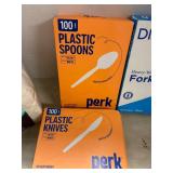 Plastic Forks, Spoons, Knives and Napkins Plastic Forks, Spoons, Knives and Napkins