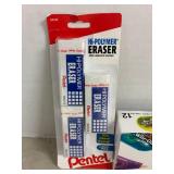 Pentel Erasers and BIC Correctip Tape Pentel Erasers and BIC Correctip Tape