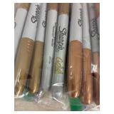 Sharpie Bronze and Gold Metallic Markers Sharpie Bronze and Gold Metallic Markers