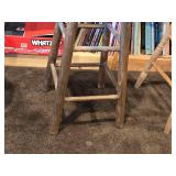 Cushioned Wood Bar Stool