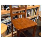 Ladder Back Bistro Stool Chair 45"