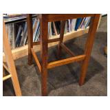 Ladder Back Bistro Stool Chair 45"
