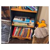 Wood Bookcase with Drawer Storage