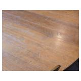 72" Wood Dining Table and (6) Wood Side Chairs