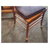 72" Wood Dining Table and (6) Wood Side Chairs