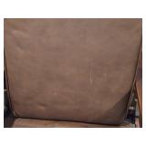 Vintage Mission Oak and Leather Morris Chair with Adjustable Reclining Back Rest