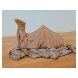 Leather-wrapped Camel Sculpture