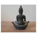 Dark Bronze Lanna Buddha Statue