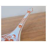 Vintage Chinese Porcelain Spoon - Handpainted Red Dragon design