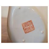 Vintage Chinese Porcelain Spoon - Handpainted Red Dragon design