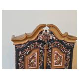 Handpainted Wooden Cabinet - Norwegian Rosemaling