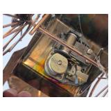 Vintage Metal Rickshaw Music Box - Handcrafted Copper tone
