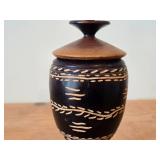 Handcarved Wooden Vessel