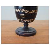 Handcarved Wooden Vessel