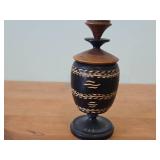 Handcarved Wooden Vessel
