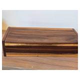 Flip-Top Wood Storage Box