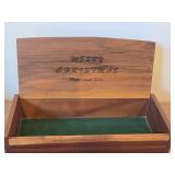 Flip-Top Wood Storage Box