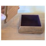 Lot of (2) Wood Trinket Boxes