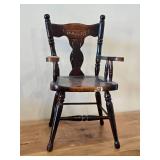 Vintage Wooden Doll Chair