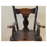 Vintage Wooden Doll Chair