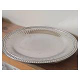 Lot of (3) Wilton Armetale Flutes & Pearls Serving Trays 13 1/2"