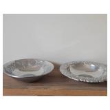 Wilton Armetale - 13" Fruit Bowl and 14" Salad Bowl