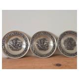 Lot of (3) Norwegian Pewter Collectble Plates - 1977 (x2) and 1978