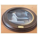 Lot of (3) Collectible Plates - Fire in the Snow by Derek Hansen, Out on a Limb by Nancy Mathews, Piano Moods by Robert A. Olson