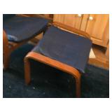 Poang Living Room Armchair with Foot Stool
