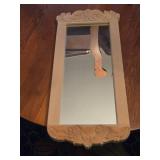 Handcarved Wood Wall Mirror