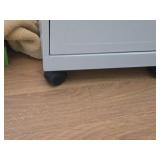 Metal Rolling File Cabinet 2-drawer