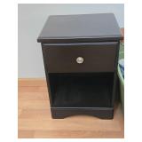 Wood Side Table 1-drawer