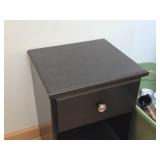 Wood Side Table 1-drawer